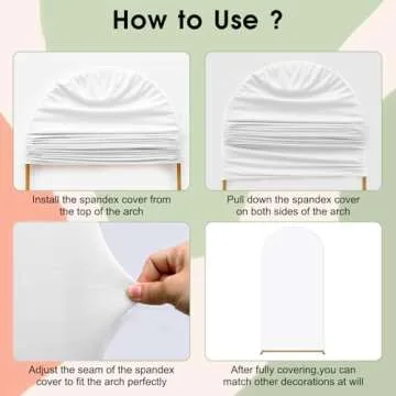 Versatile Arch Backdrop Cover Set for All Occasions