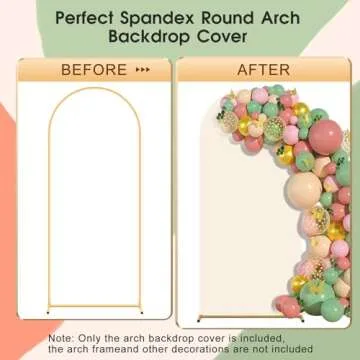 Versatile Arch Backdrop Cover Set for All Occasions