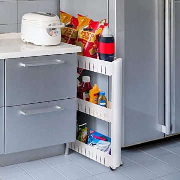 3-Tier Utility Cart - Perfect for Small Spaces and Organization