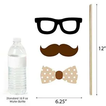 Big Dot of Happiness Party 'Til You're Pooped - Poop Emoji Party Photo Booth Props Kit - 20 Count