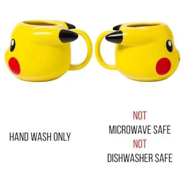 Buy Silver Buffalo Pokémon Pikachu 3D Mug - Perfect Gift!