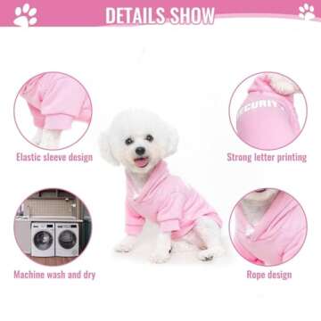 BINGPET Dog Hoodies for Cold Weather Stylish Comfort