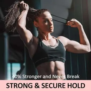 Vrose Flosi 20pcs No Damage Hair Ties for All Hair Types