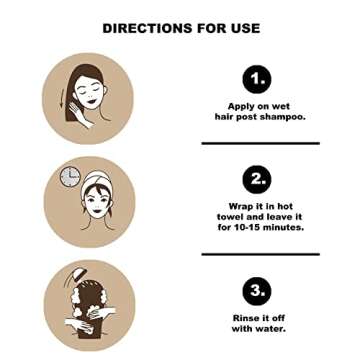 Dabur Vatika Naturals Hair Masks - Nourishment Hot Oil, Deep Hydration, and Transformation for Dry, Damaged, and Thick Hair - Enriching Care for Vibrant Hair - Infused with Honey & Egg Goodness (1 KG)