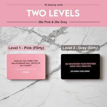 KAWAII KOI Drunk Lovers - Couples Games Couples Card Game for Date Night, 54 Game Cards, Couple Games and Couples Games for Adults