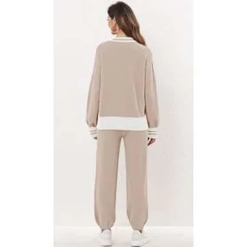 ETCYY Women's 2 Piece Cozy Cardigan and Pants Set