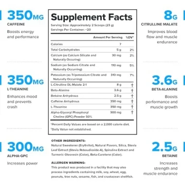 Legion Pulse Natural Pre-Workout Drink Energy Boost