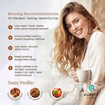 Purity Coffee PROTECT Highest Antioxidant Light-Medium Roast - USDA Certified Organic Specialty Grade Arabica Whole Bean Coffee - Third Party Tested for Mold, Mycotoxins, Pesticides - 12 oz Bag
