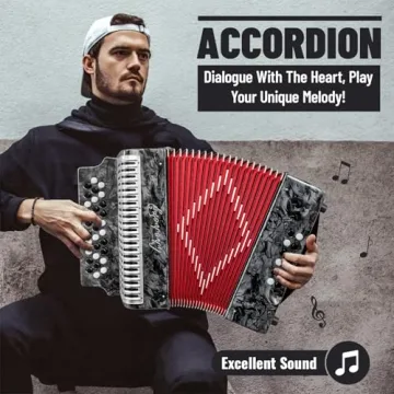 Diatonic Accordion 31 Key 12 Bass G/C/F Tone with Accessories