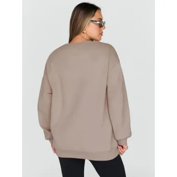 Trendy Queen Oversized Crewneck Sweatshirts for Women