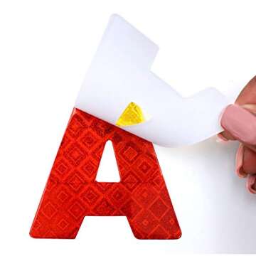 ArtSkills 2.5" Poster Letters and Numbers, A-Z and 0-9, Assorted, Holographic Colors, 228-Count (PA-1444)