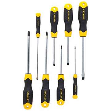 STANLEY Screwdriver Set, Cushion Grip, 8-Piece (91-541)