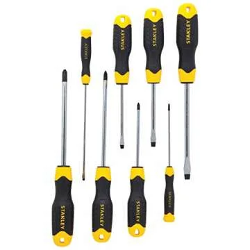 STANLEY Screwdriver Set, Cushion Grip, 8-Piece (91-541)