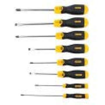 STANLEY Screwdriver Set, Cushion Grip, 8-Piece (91-541)