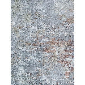 Stylish 8x10 Machine Washable Area Rug - Non-Slip & Soft