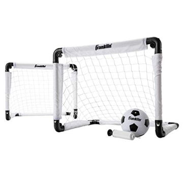 Franklin Sports Kids Mini Soccer Goal Set - Ideal for Indoor and Outdoor Play, Compact and Portable!