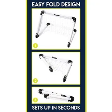 Franklin Sports Kids Mini Soccer Goal Set - Perfect for Beginners!