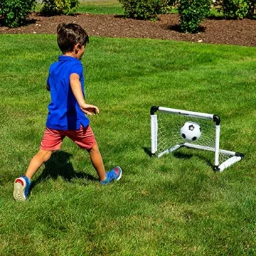 Franklin Sports Kids Mini Soccer Goal Set - Perfect for Beginners!