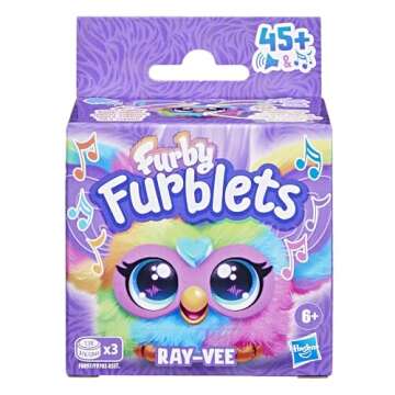 Furby Furblets Ray-Vee Mini Friend - Musical Plush Toy for Kids