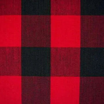 DII Buffalo Check Collection, Classic Farmhouse Table Runner, 14x108, Red & Black