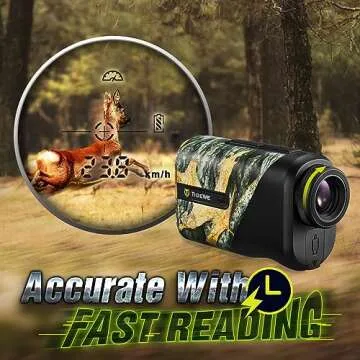 TIDEWE Rechargeable Laser Rangefinder 875 Yard Precision