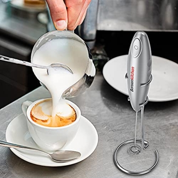 Bonsenkitchen Electric Milk Frother - Perfect for Coffee Lovers