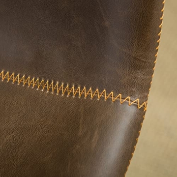 Stylish Roundhill Furniture PU Leather Dining Chairs Set