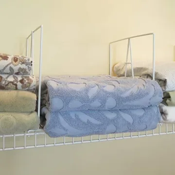 Evelots Tall Wire Shelf Dividers for Easy Organization