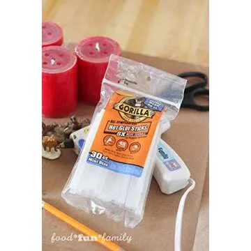 Gorilla Hot Glue Sticks - Full Size, 30 Count Pack