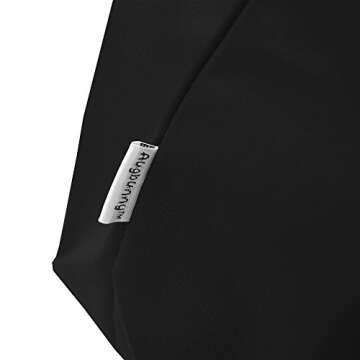 Augbunny 100% Cotton Canvas Shopping Tote Bag Grocery Bag 4-pack