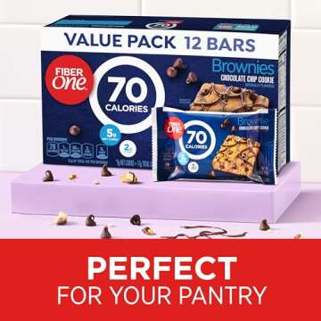 Indulge in Fiber One 70 Calorie Brownies, 12 Count