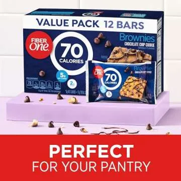 Indulge in Fiber One 70 Calorie Brownies, 12 Count