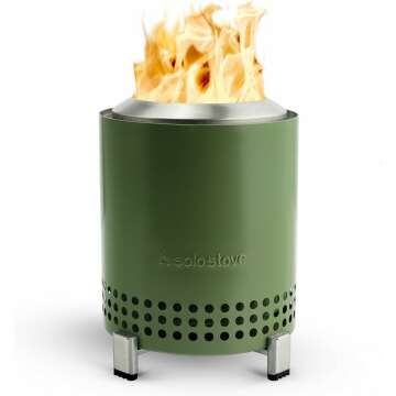 Solo Stove Mesa Tabletop Fire Pit | Low Smoke Mini Fire for Outdoors