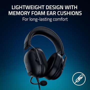 Razer BlackShark V2 X Headset - Lightweight Gaming Audio