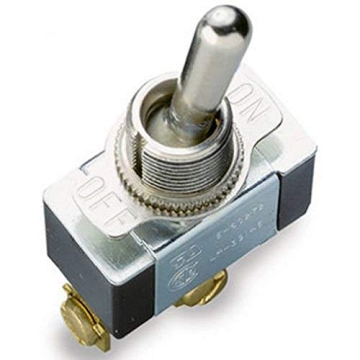 Gardner Bender GSW-11 Heavy-Duty Electrical Toggle Switch, SPST, ON-OFF, ¾ HP 125-250V AC, Screw Te...