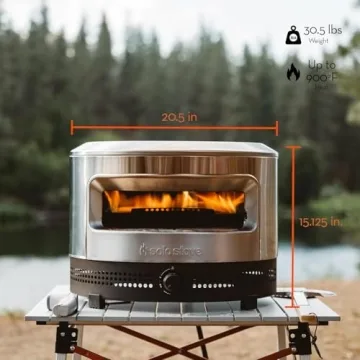 Solo Stove Pi Prime 21" Outdoor Pizza Oven for Every Occasion