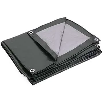 Kotap 12 x 14 Ft. Heavy-Duty Protection/Coverage Tarp - Durable, Waterproof, and Reversible