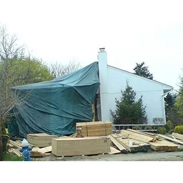 Durable Kotap Heavy-Duty Reversible Waterproof Tarp 12x14