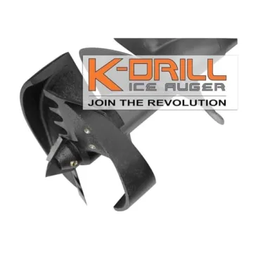 K-Drill 8.5 In. Ice Auger for Effortless Ice Drilling