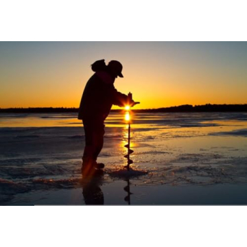 K-Drill 8.5 In. Ice Auger for Effortless Ice Drilling