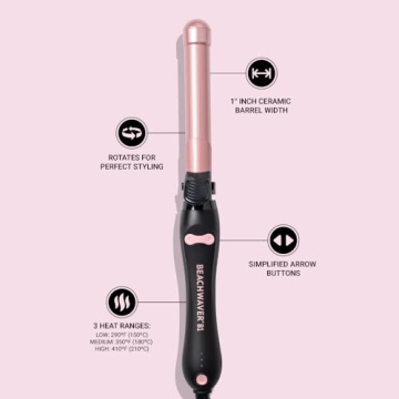 Beachwaver B1 Curling Iron - Effortless Curls for Everyone