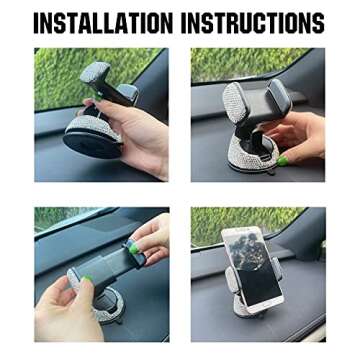 Amiss Bling Cell Phone Holder | Stylish & Functional