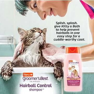 HARTZ Groomer's Best Hairball Control Cat Shampoo