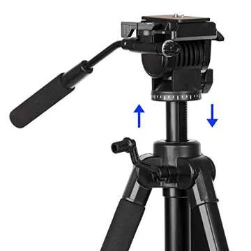 Ravelli AVTH 72" Lightweight Aluminum Tripod with Smartphone Mount