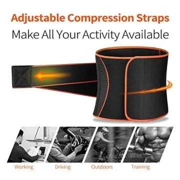 VOHUKO Sauna Waist Trimmer for Effective Weight Loss