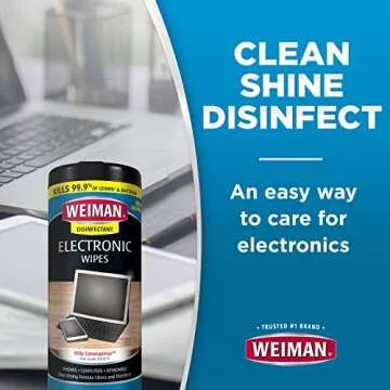 Weiman Electronic Cleaning Wipes - Anti-Static & Safe for All Devices
