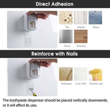 iHave Automatic Toothpaste Dispenser for a Clutter-Free Bathroom