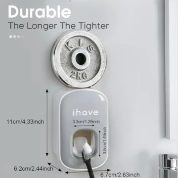 iHave Automatic Toothpaste Dispenser for a Clutter-Free Bathroom