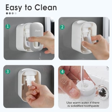 iHave Automatic Toothpaste Dispenser for a Clutter-Free Bathroom