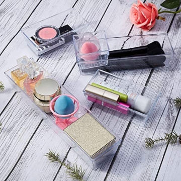 DCA 28 PCS Versatile Plastic Drawer Organizers for Home